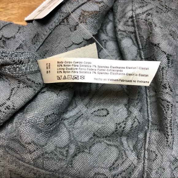 FREE PEOPLE Gray Galloon Lace Racerback bralette - Picture 7 of 11